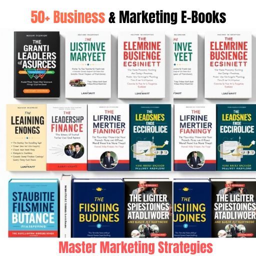 50+ Commerce & Sales eBooks Giant Pack  (MRR) &  PLR,