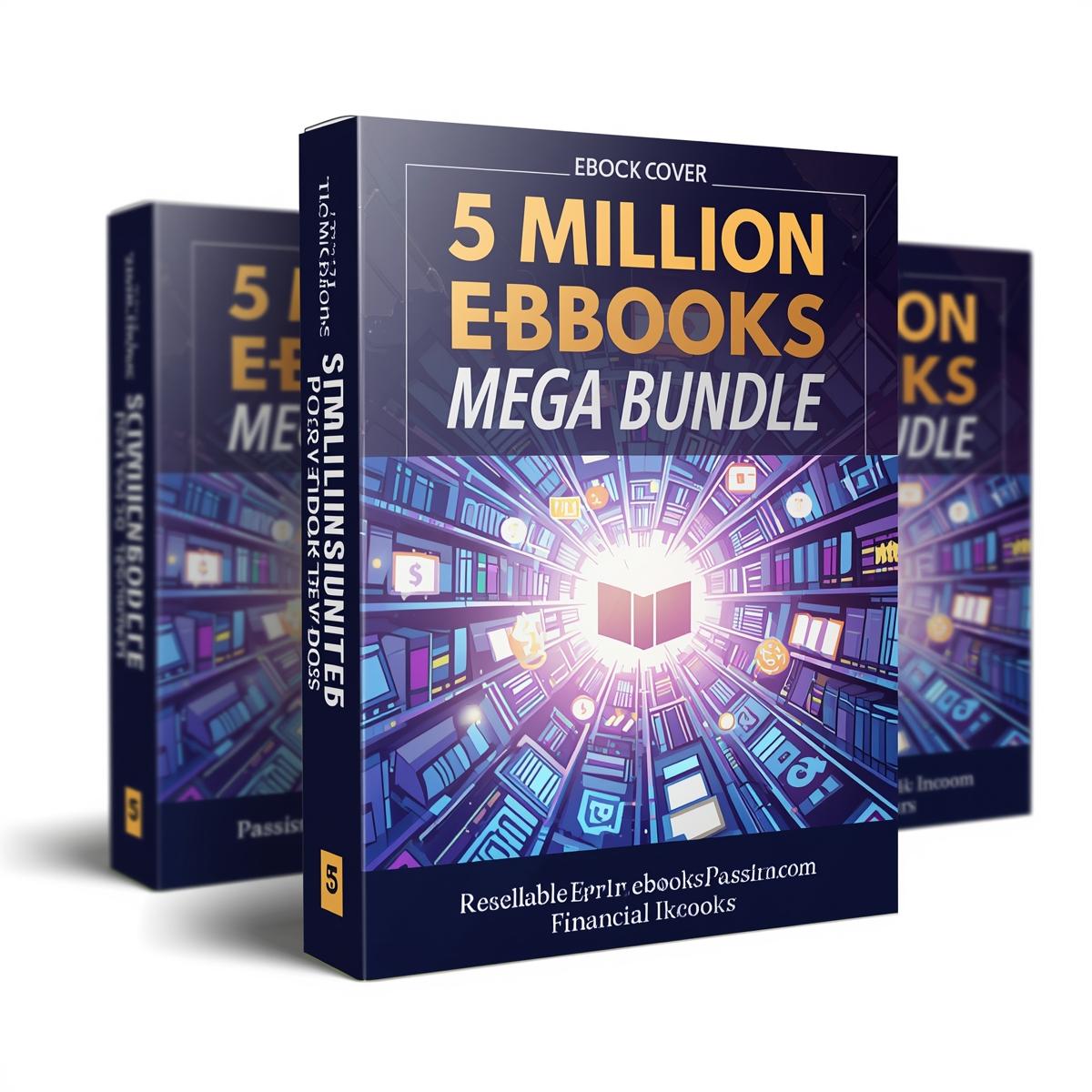 5 Million eBooks Mega Bundle PLR MRR