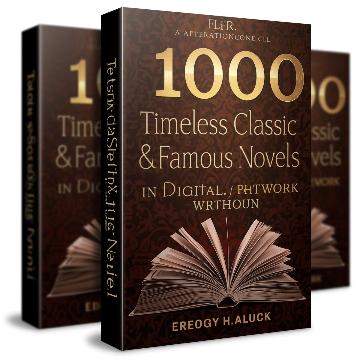 1000 timeless classic & famous novels in digital format with PLR 100% copyright free