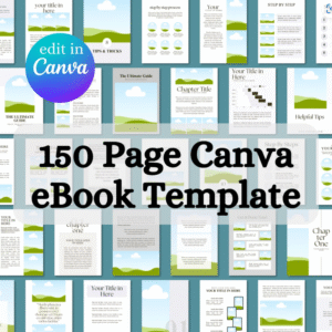 Canva eBook Template, Course WorkBook Template